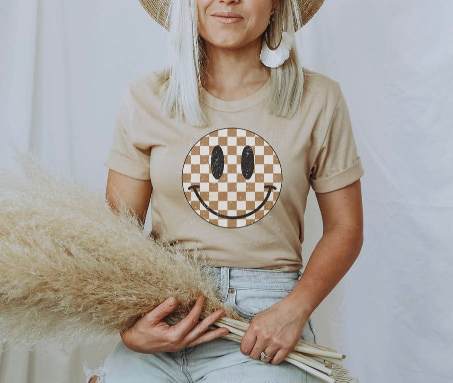 Cool Mom Checkered Tee